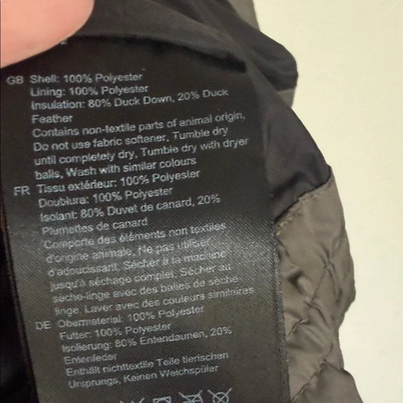 Helly Hansen Svalbard Down Jacket Womens XS Hooded Charcoal Gray Beluga - Picture 4 of 6